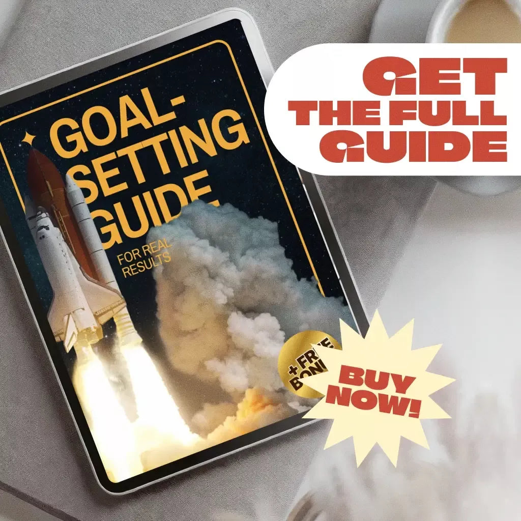 Goal-Setting Guide for Real Results – Printable Goal Planner, SMART Goals Workbook & Productivity Template for Achievable Success