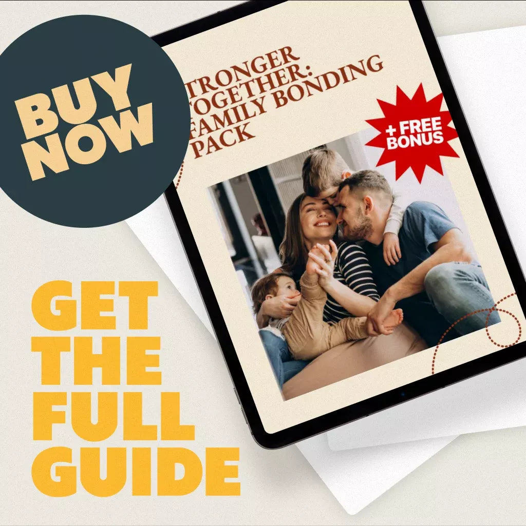 Smart Parenting Stronger Together: Family Bonding Pack | Digital Family Activities Guide for Kids & Parents | Printable At-Home & Outdoor Connection Activities | Family Time Checklist & eBook